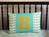 Initial Pillow