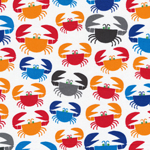 Crabs :: Ed Emberley's Happy Drawing, Too from Cloud9 Fabrics