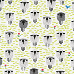Sheep :: Ed Emberley's Happy Drawing, Too from Cloud9 Fabrics