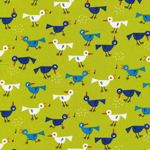 Birds :: Ed Emberley's Happy Drawing, Too from Cloud9 Fabrics