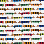 Dachshund :: Ed Emberley's Happy Drawing, Too from Cloud9 Fabrics