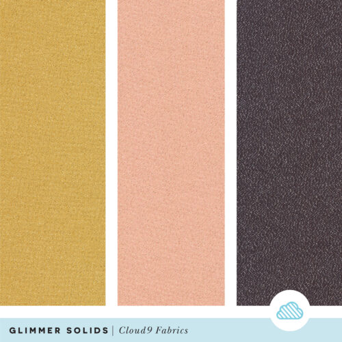 Glimmer Solids cotton lurex metallic fabric by Cloud9 Fabrics