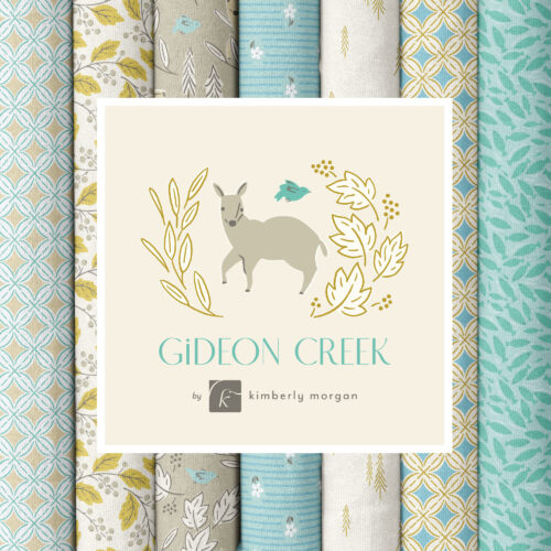 Gideon Creek 100% organic cotton quilter's weight fabric by Kimberly Morgan for Cloud9 Fabrics